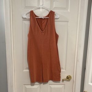 Double Zero Rust Sleeveless Top